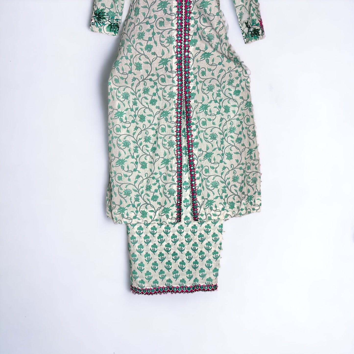 Beautifully stitched and designed printed cotton 2 piece Casual Suit